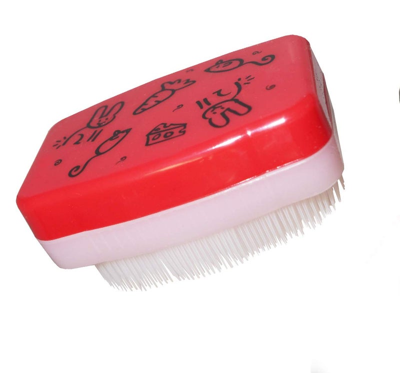 LixitÂ® Grooming Kits For Rabbits, Guinea Pigs and other Small Animals (Red, Brush) - Image 1